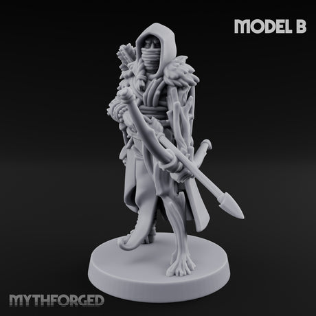 Hooded Bandit Crew Elf Bandits Miniature for Dungeons and Dragons, Pathfinder or other TTRPGs