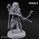 Hooded Bandit Crew Human Bandit B Miniature for Dungeons and Dragons, Pathfinder or other TTRPGs