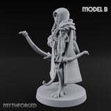 Hooded Bandit Crew Human Bandit B Miniature for Dungeons and Dragons, Pathfinder or other TTRPGs
