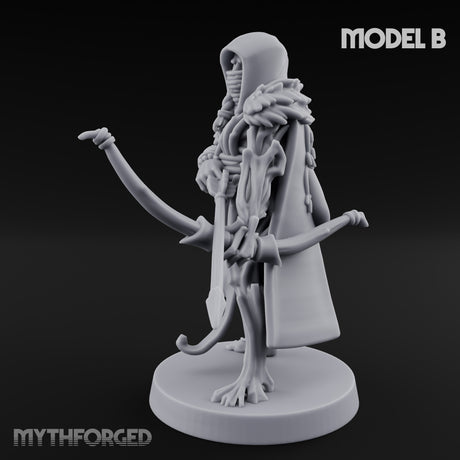 Hooded Bandit Crew Human Bandit B Miniature for Dungeons and Dragons, Pathfinder or other TTRPGs