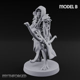 Hooded Bandit Crew Human Bandit B Miniature for Dungeons and Dragons, Pathfinder or other TTRPGs