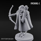 Hooded Bandit Crew Human Bandit C Miniature for Dungeons and Dragons, Pathfinder or other TTRPGs