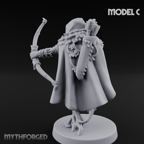 Hooded Bandit Crew Human Bandit C Miniature for Dungeons and Dragons, Pathfinder or other TTRPGs