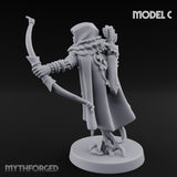 Hooded Bandit Crew Human Bandit C Miniature for Dungeons and Dragons, Pathfinder or other TTRPGs