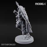 Hooded Bandit Crew Human Bandit C Miniature for Dungeons and Dragons, Pathfinder or other TTRPGs