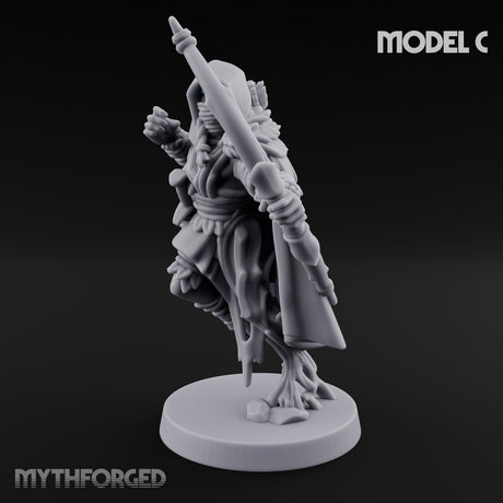 Hooded Bandit Crew Human Bandit C Miniature for Dungeons and Dragons, Pathfinder or other TTRPGs