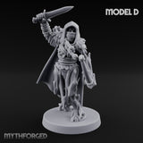 Hooded Bandit Crew Human Bandit D Miniature for Dungeons and Dragons, Pathfinder or other TTRPGs