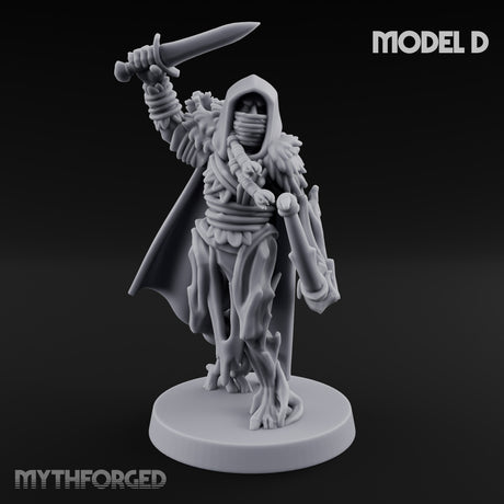 Hooded Bandit Crew Human Bandit D Miniature for Dungeons and Dragons, Pathfinder or other TTRPGs