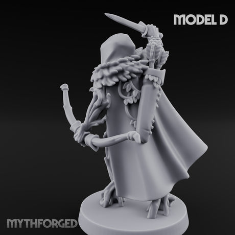 Hooded Bandit Crew Human Bandit D Miniature for Dungeons and Dragons, Pathfinder or other TTRPGs