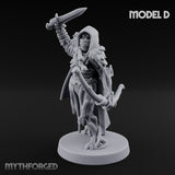 Hooded Bandit Crew Human Bandit D Miniature for Dungeons and Dragons, Pathfinder or other TTRPGs