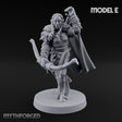 Hooded Bandit Crew Human Bandit E Miniature for Dungeons and Dragons, Pathfinder or other TTRPGs
