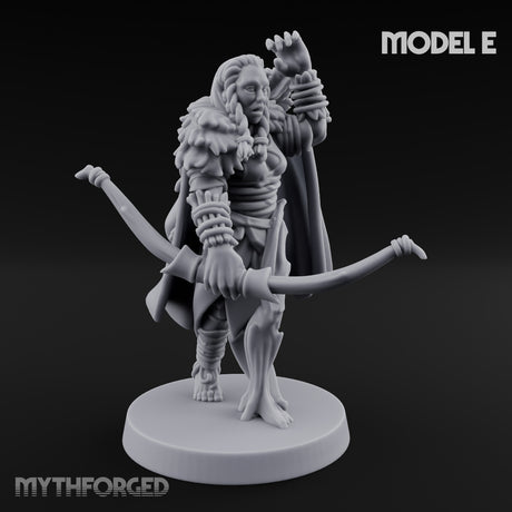 Hooded Bandit Crew Elf Bandits Miniature for Dungeons and Dragons, Pathfinder or other TTRPGs