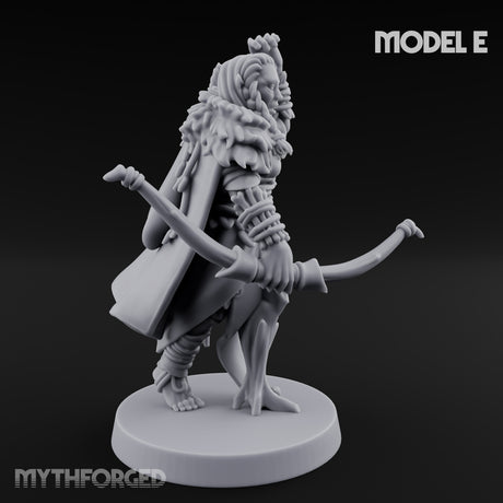 Hooded Bandit Crew Elf Bandits Miniature for Dungeons and Dragons, Pathfinder or other TTRPGs