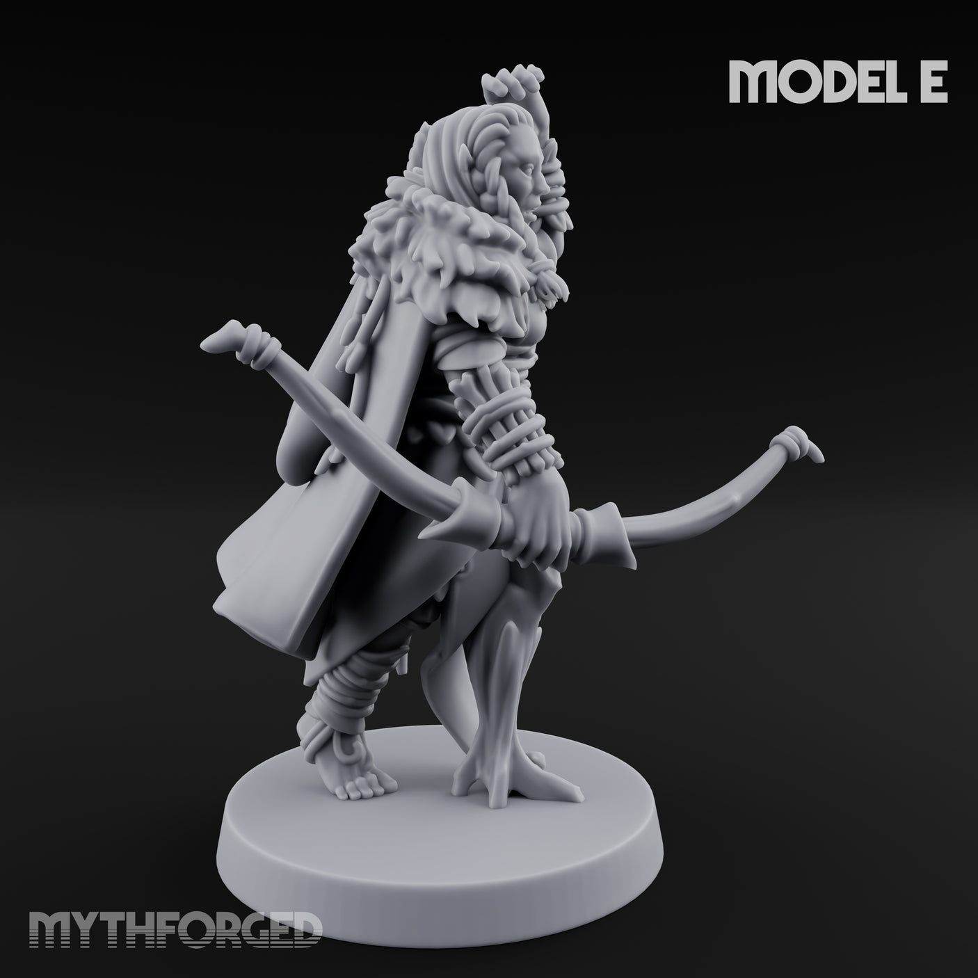 Hooded Bandit Crew Human Bandit E Miniature for Dungeons and Dragons, Pathfinder or other TTRPGs