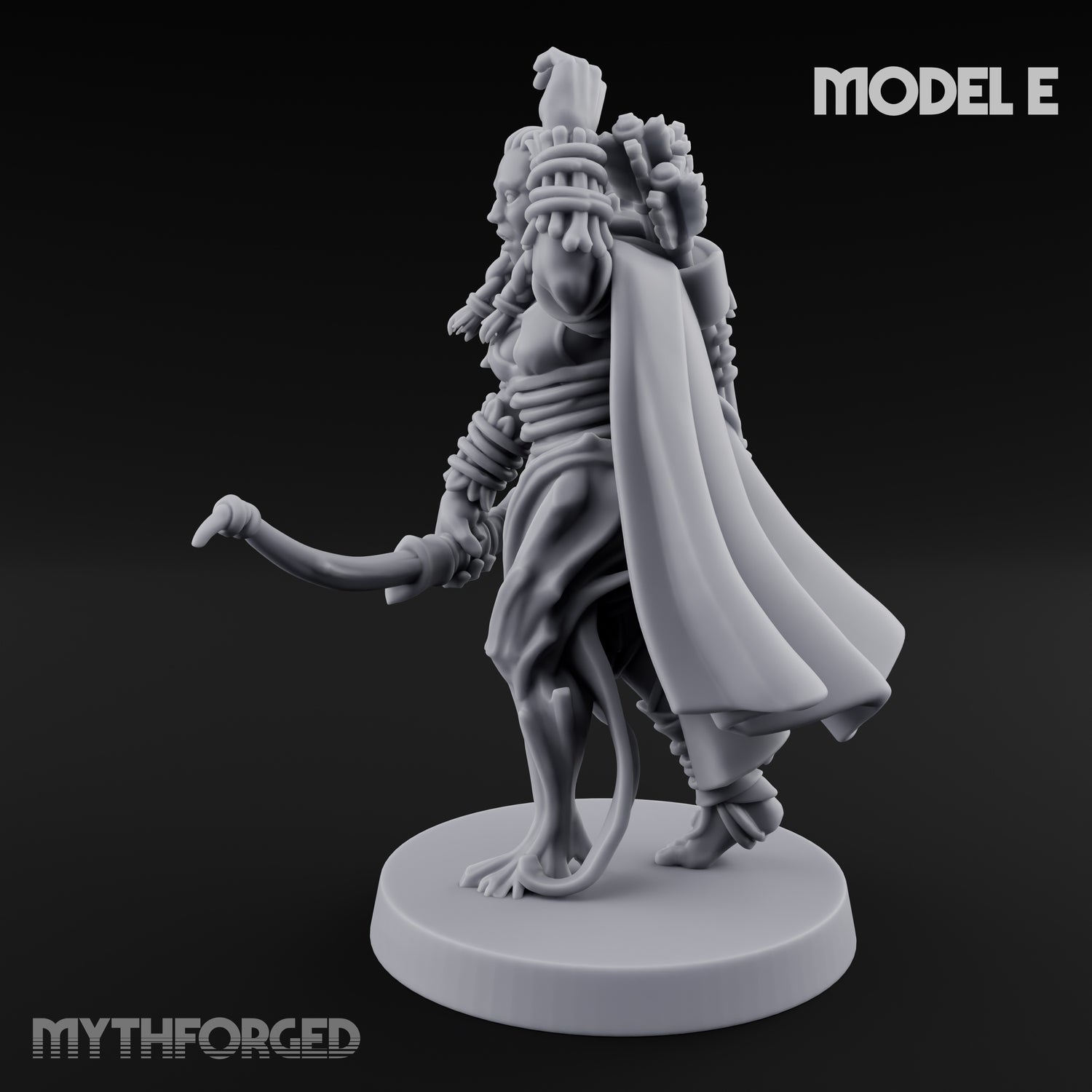 Hooded Bandit Crew Human Bandit E Miniature for Dungeons and Dragons, Pathfinder or other TTRPGs
