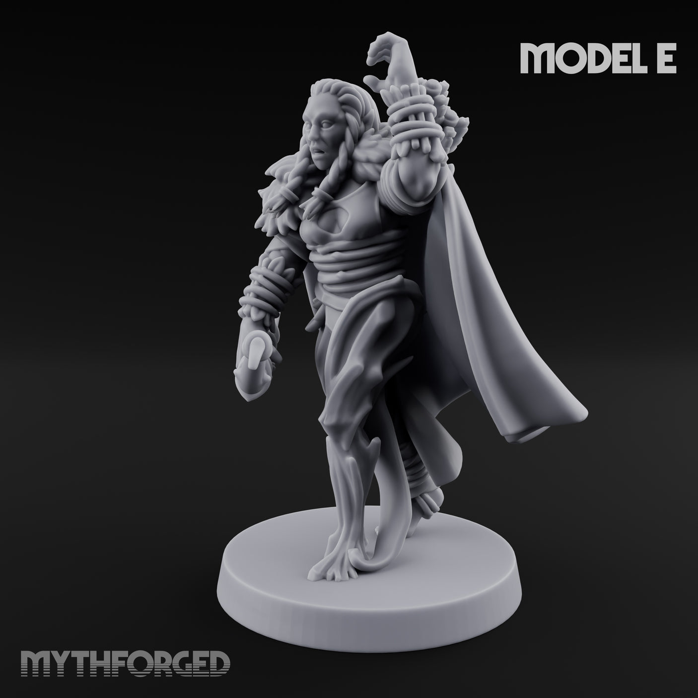 Hooded Bandit Crew Human Bandit E Miniature for Dungeons and Dragons, Pathfinder or other TTRPGs