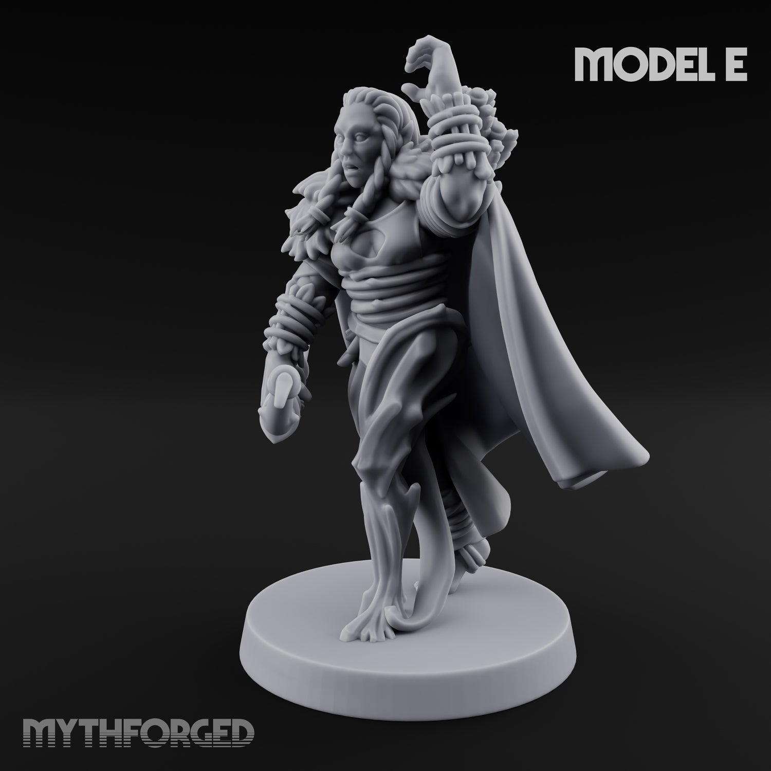 Hooded Bandit Crew Human Bandit E Miniature for Dungeons and Dragons, Pathfinder or other TTRPGs