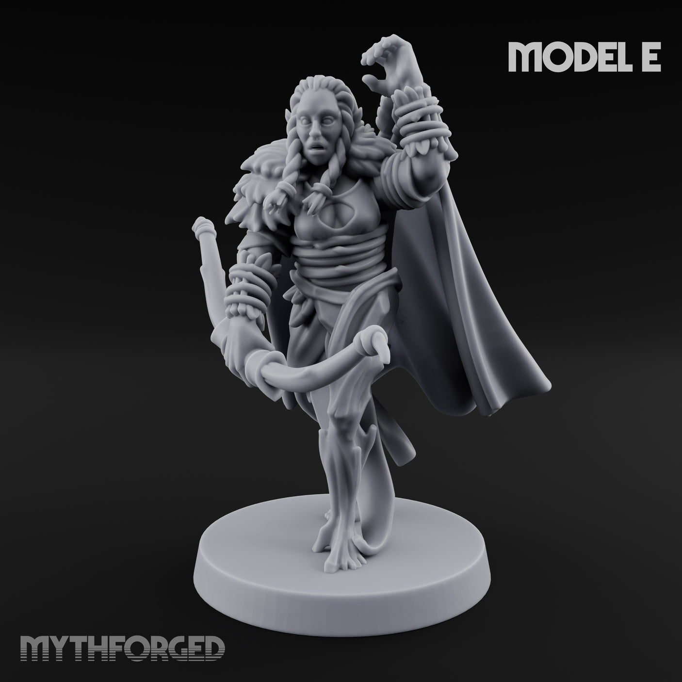 Hooded Bandit Crew Human Bandit E Miniature for Dungeons and Dragons, Pathfinder or other TTRPGs