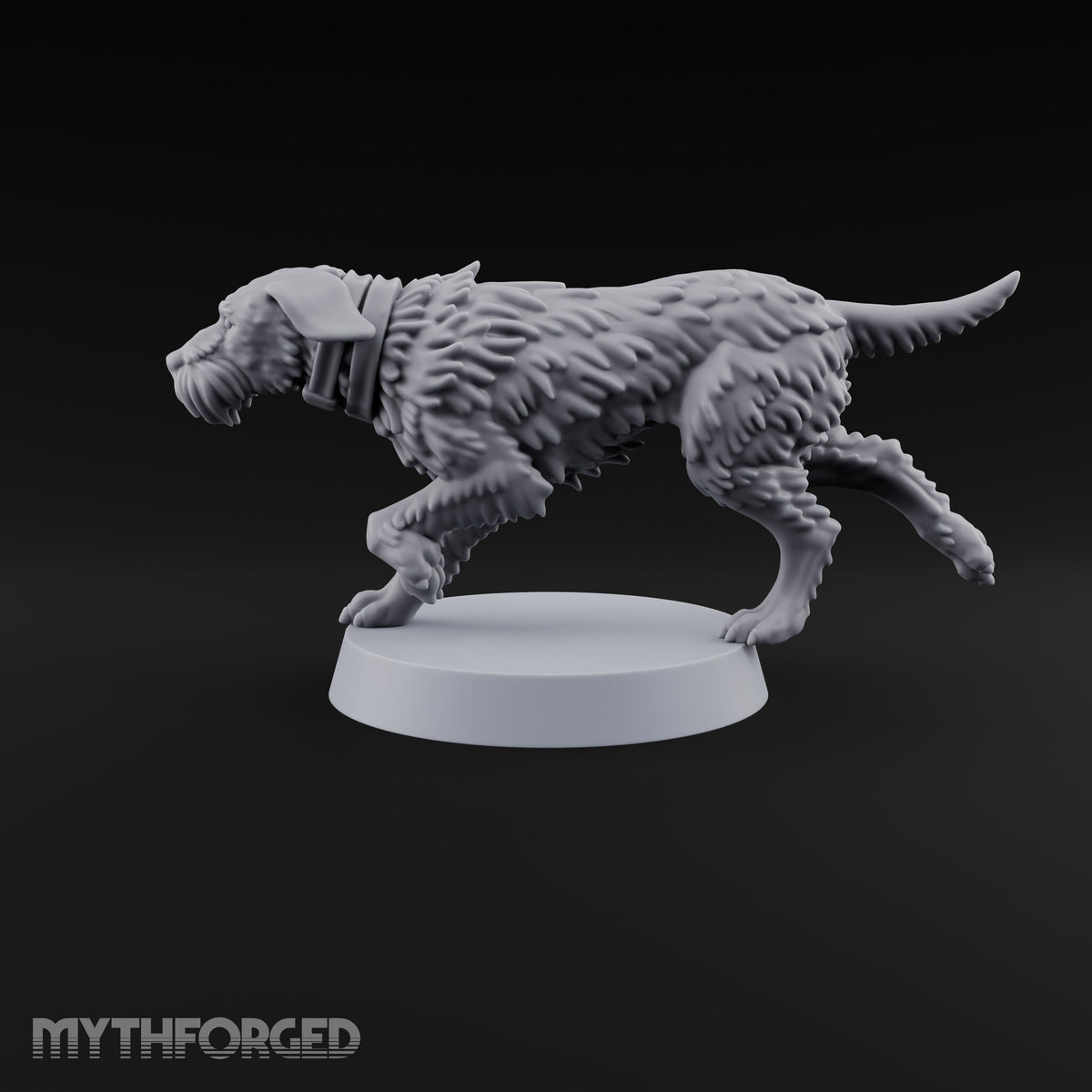 Running Wild Feral Beast and Elf Beastamer D Miniature for Dungeons and Dragons, Pathfinder or other TTRPGs