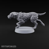 Running Wild Feral Beast and Elf Beastamer D Miniature for Dungeons and Dragons, Pathfinder or other TTRPGs