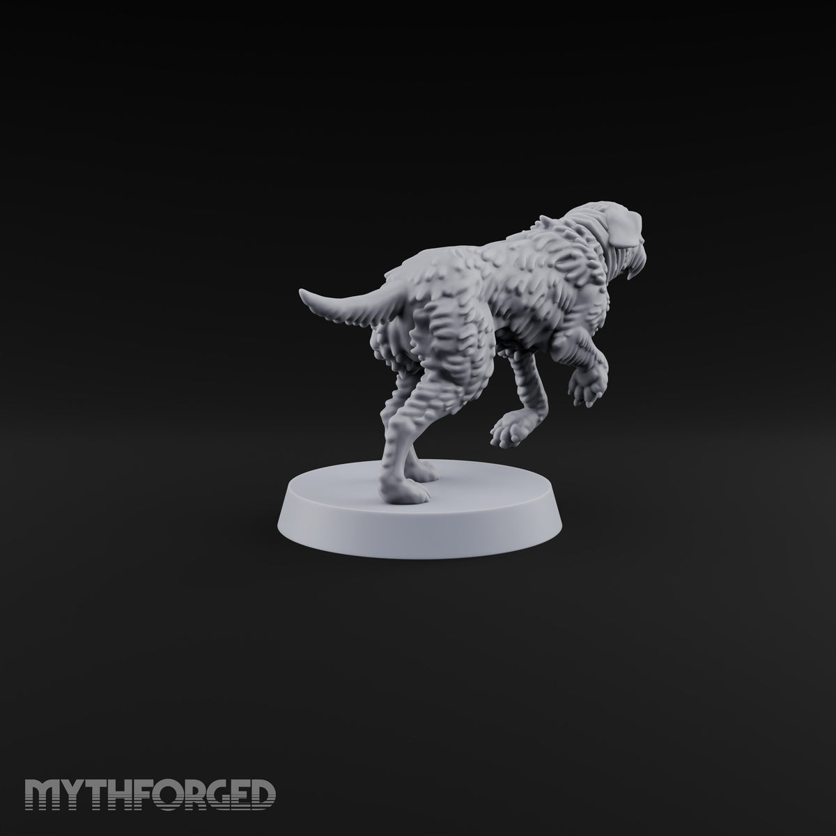 Running Wild Feral Beast and Elf Beastamer D Miniature for Dungeons and Dragons, Pathfinder or other TTRPGs