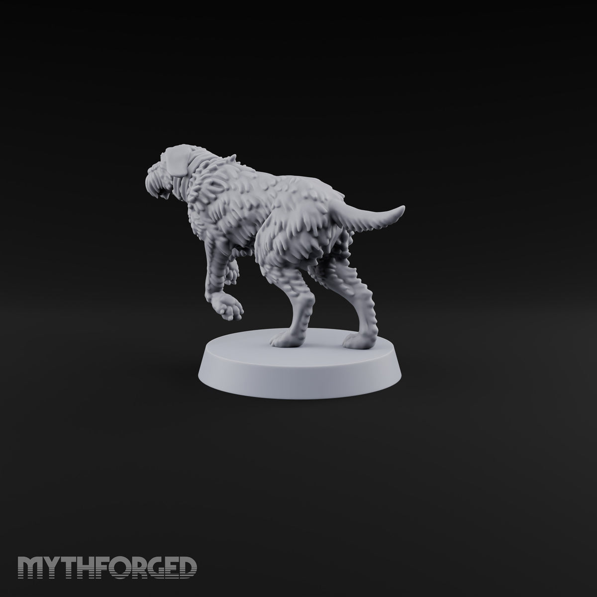 Running Wild Feral Beast and Elf Beastamer D Miniature for Dungeons and Dragons, Pathfinder or other TTRPGs