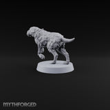 Running Wild Feral Beast and Elf Beastamer D Miniature for Dungeons and Dragons, Pathfinder or other TTRPGs