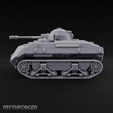 Rolling Over the Rubble Sci-Fi Armoured Tracked Tank — Tracked Cannon