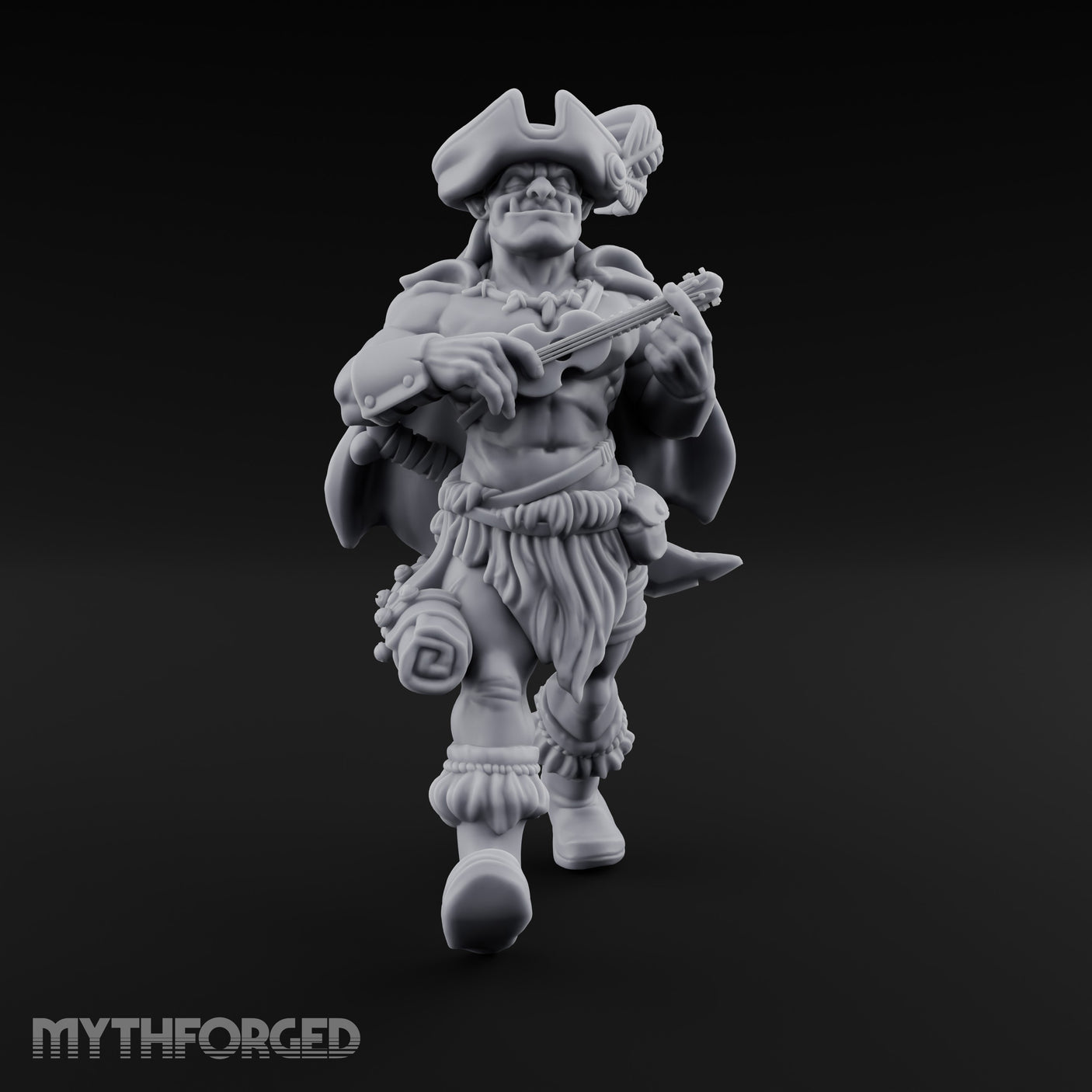 Fiddle Playing Orc Bard gallery 1