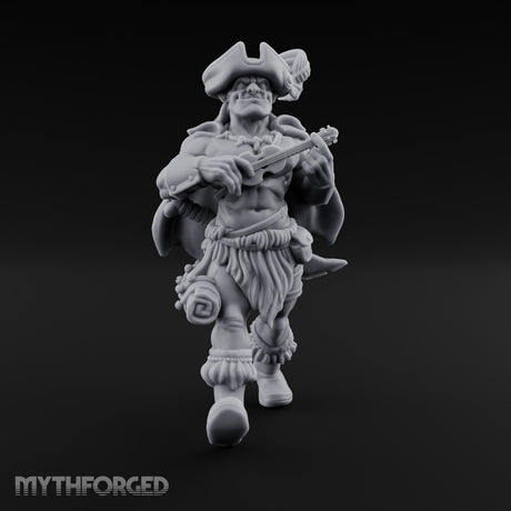 Fiddle Playing Orc Bard gallery 1