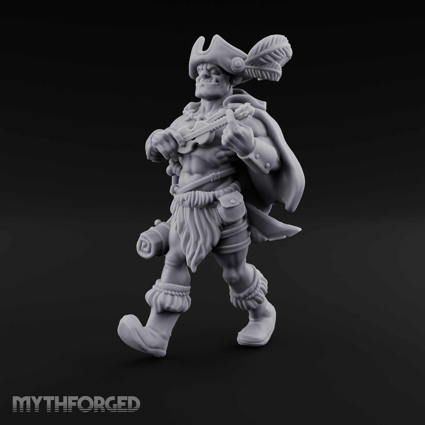 Fiddle Playing Orc Bard gallery 8