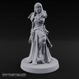 Finger Pointing Striding Human Medic Nun — Bare / Normal