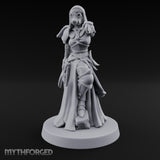 Finger Pointing Striding Human Medic Nun — Gasmask / Normal