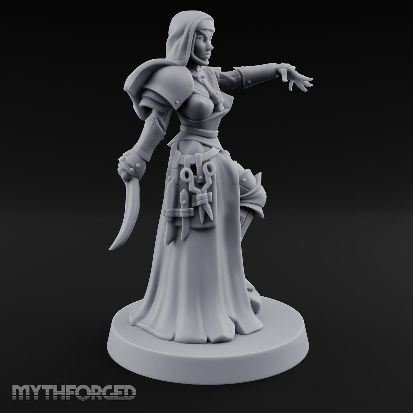 Finger Pointing Striding Human Medic Nun gallery 14