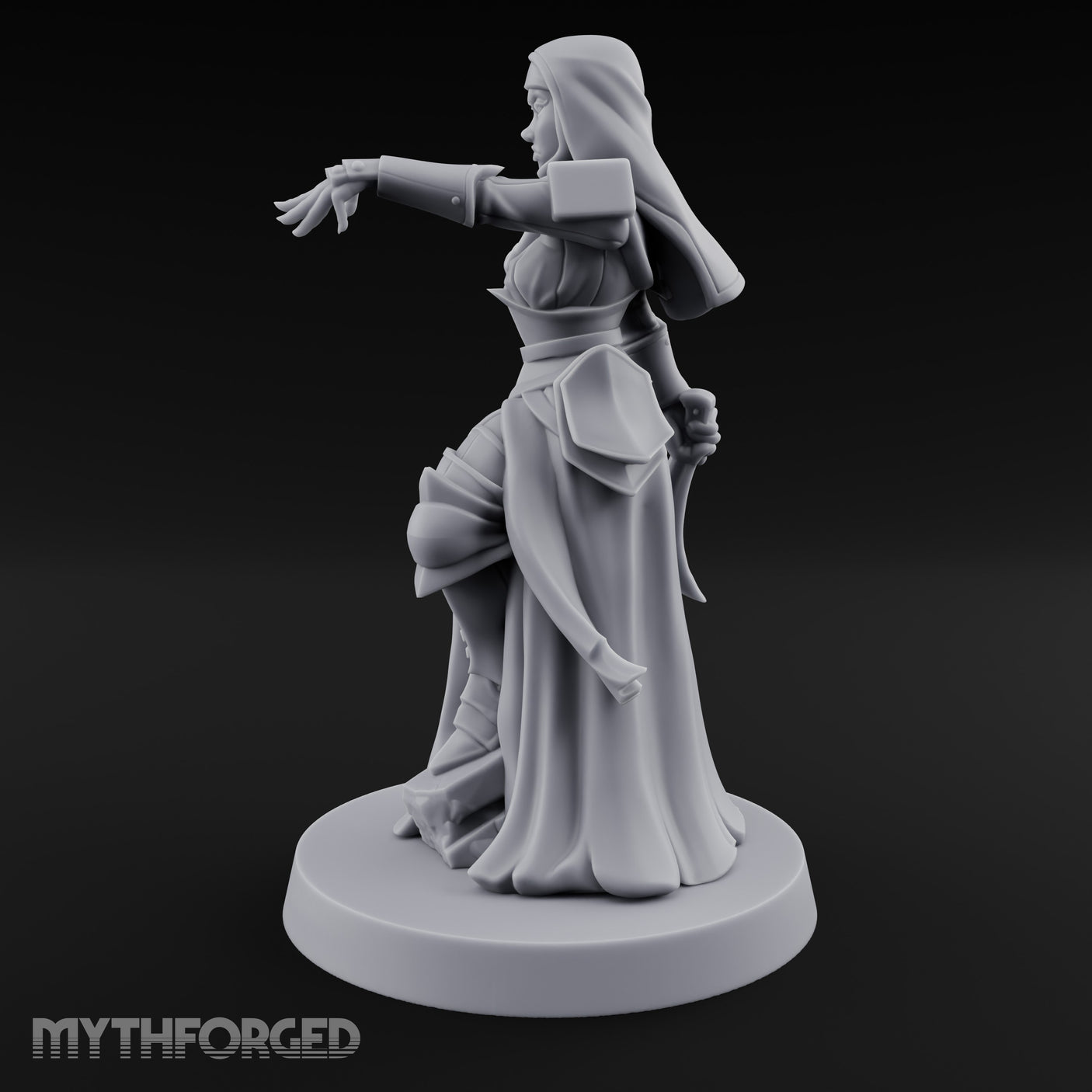 Finger Pointing Striding Human Medic Nun gallery 37
