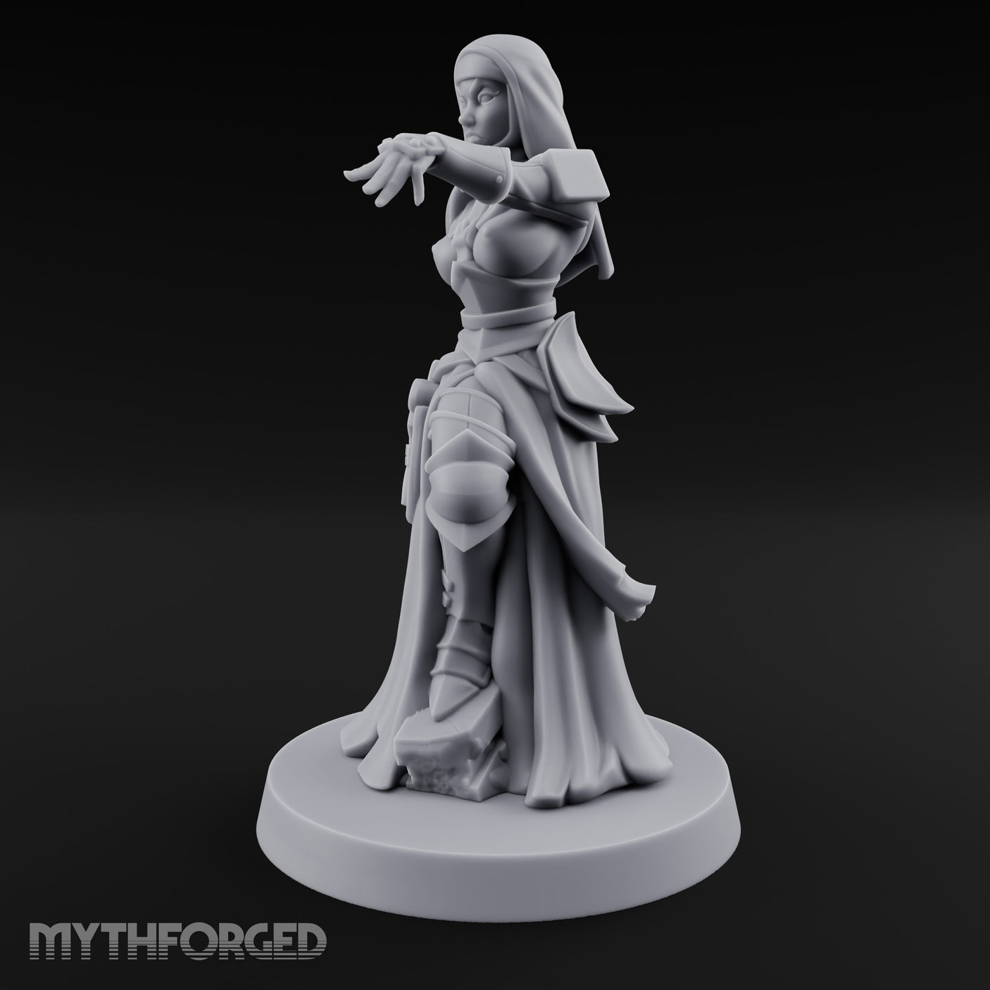 Finger Pointing Striding Human Medic Nun gallery 44