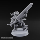 Finger Wagging Dwarf Bard Miniature for Dungeons and Dragons, Pathfinder or other TTRPGs
