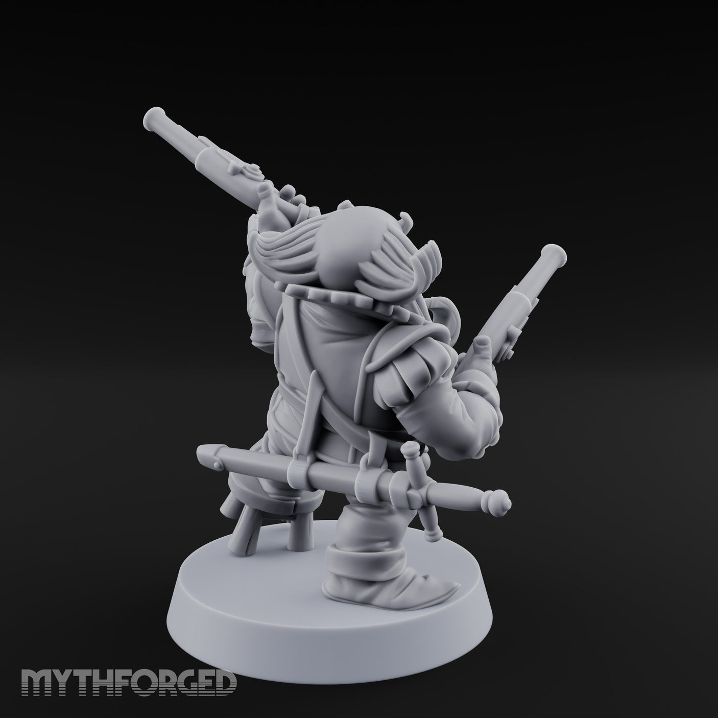 Finger Wagging Dwarf Bard Miniature for Dungeons and Dragons, Pathfinder or other TTRPGs