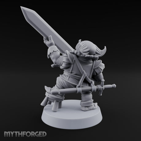 Finger Wagging Dwarf Bard Miniature for Dungeons and Dragons, Pathfinder or other TTRPGs