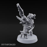 Finger Wagging Dwarf Bard Miniature for Dungeons and Dragons, Pathfinder or other TTRPGs
