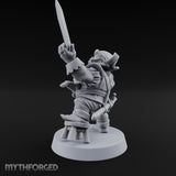 Finger Wagging Dwarf Bard Miniature for Dungeons and Dragons, Pathfinder or other TTRPGs