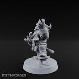Finger Wagging Dwarf Bard Miniature for Dungeons and Dragons, Pathfinder or other TTRPGs