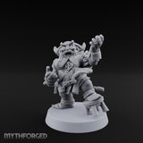 Finger Wagging Dwarf Bard Miniature for Dungeons and Dragons, Pathfinder or other TTRPGs