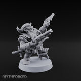 Finger Wagging Dwarf Bard Miniature for Dungeons and Dragons, Pathfinder or other TTRPGs