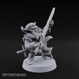 Finger Wagging Dwarf Bard Miniature for Dungeons and Dragons, Pathfinder or other TTRPGs