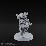 Finger Wagging Dwarf Bard Miniature for Dungeons and Dragons, Pathfinder or other TTRPGs