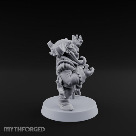 Finger Wagging Dwarf Bard Miniature for Dungeons and Dragons, Pathfinder or other TTRPGs