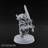 Finger Wagging Dwarf Bard Miniature for Dungeons and Dragons, Pathfinder or other TTRPGs