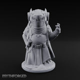 Finger Wagging Kobold Merchant Miniature for Dungeons and Dragons, Pathfinder or other TTRPGs