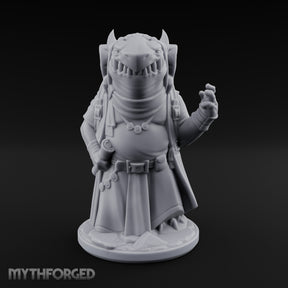 Finger Wagging Kobold Merchant Miniature for Dungeons and Dragons, Pathfinder or other TTRPGs